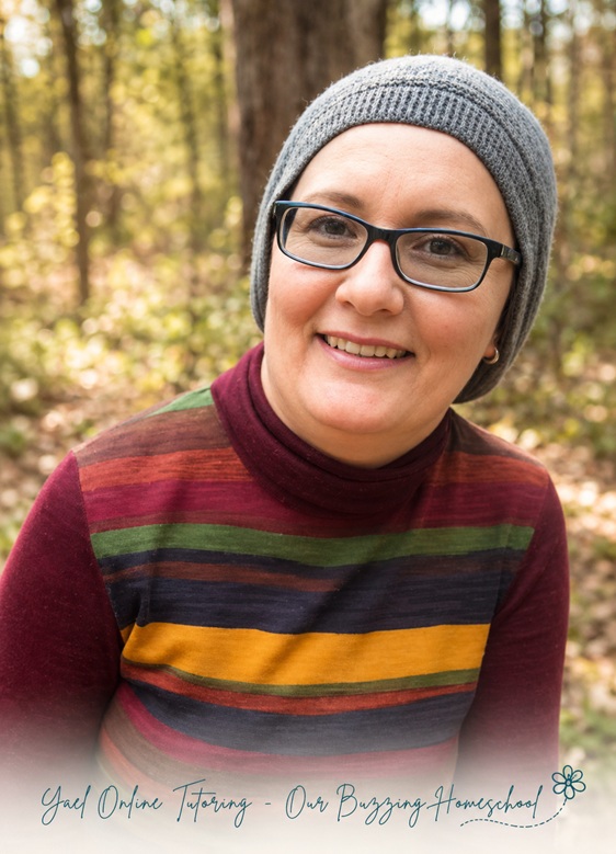 Evgeniya Yael, homeschool educator and online tutor in Toronto, smiling outdoors