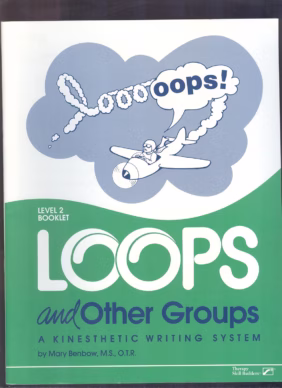 Loops and Other Groups cursive writing workbook cover